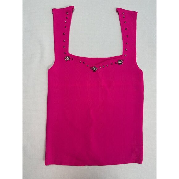 3 Tricot Detailed Tank Top - Picture 7 of 7